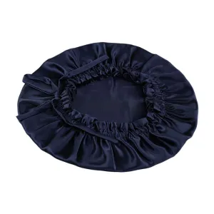 Adjustable Silk Bonnet - Double side - Dark Blue