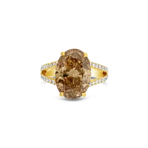 Brown Diamond Engagement Ring