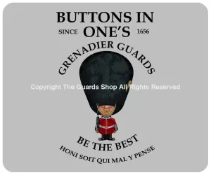 Grenadier Guards Buttons In One's 4 Pack of Placemats