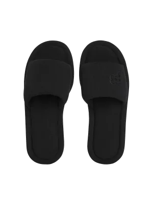 Jersey Slippers—black