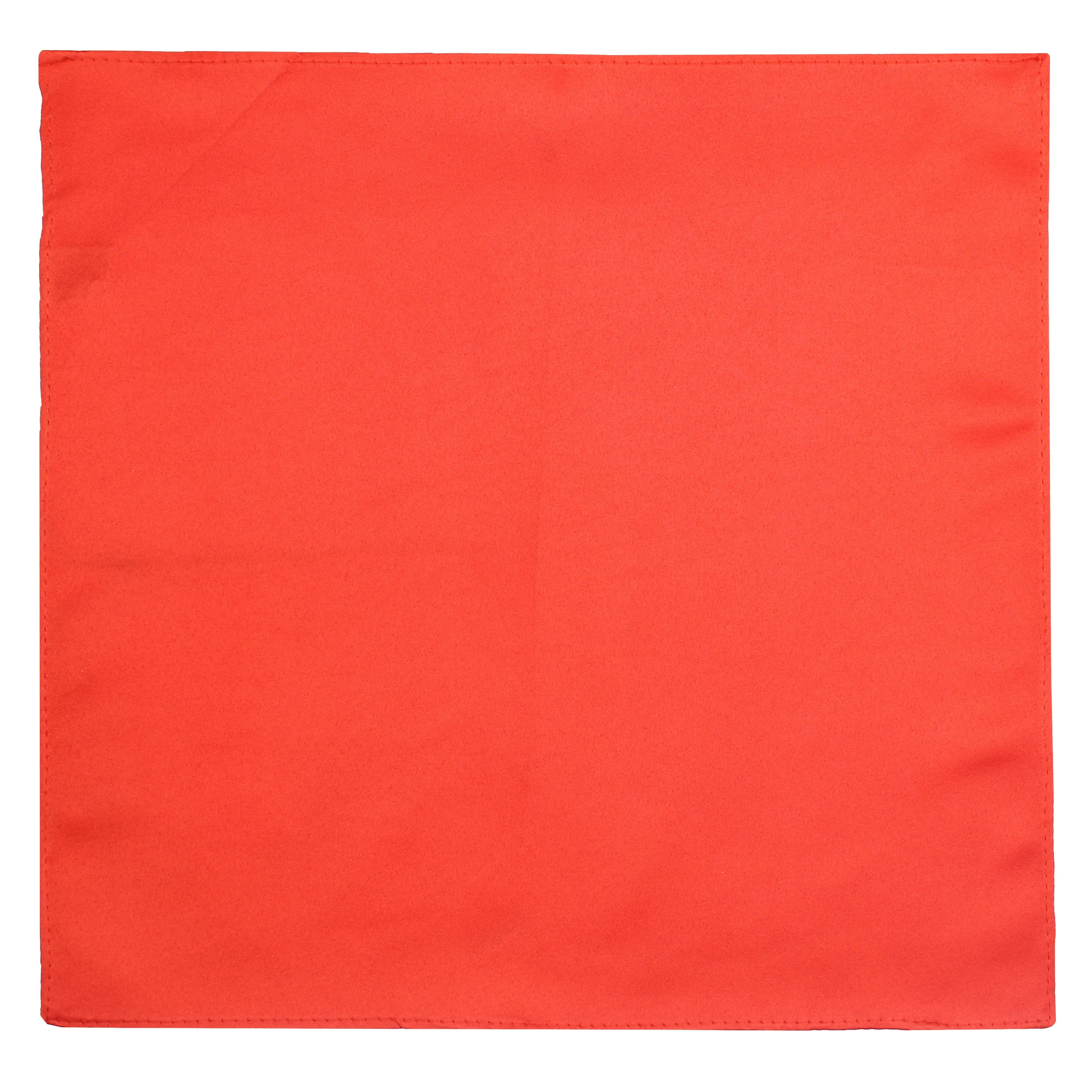 Kovove The Solid Essentials Red Pocket Square For Men