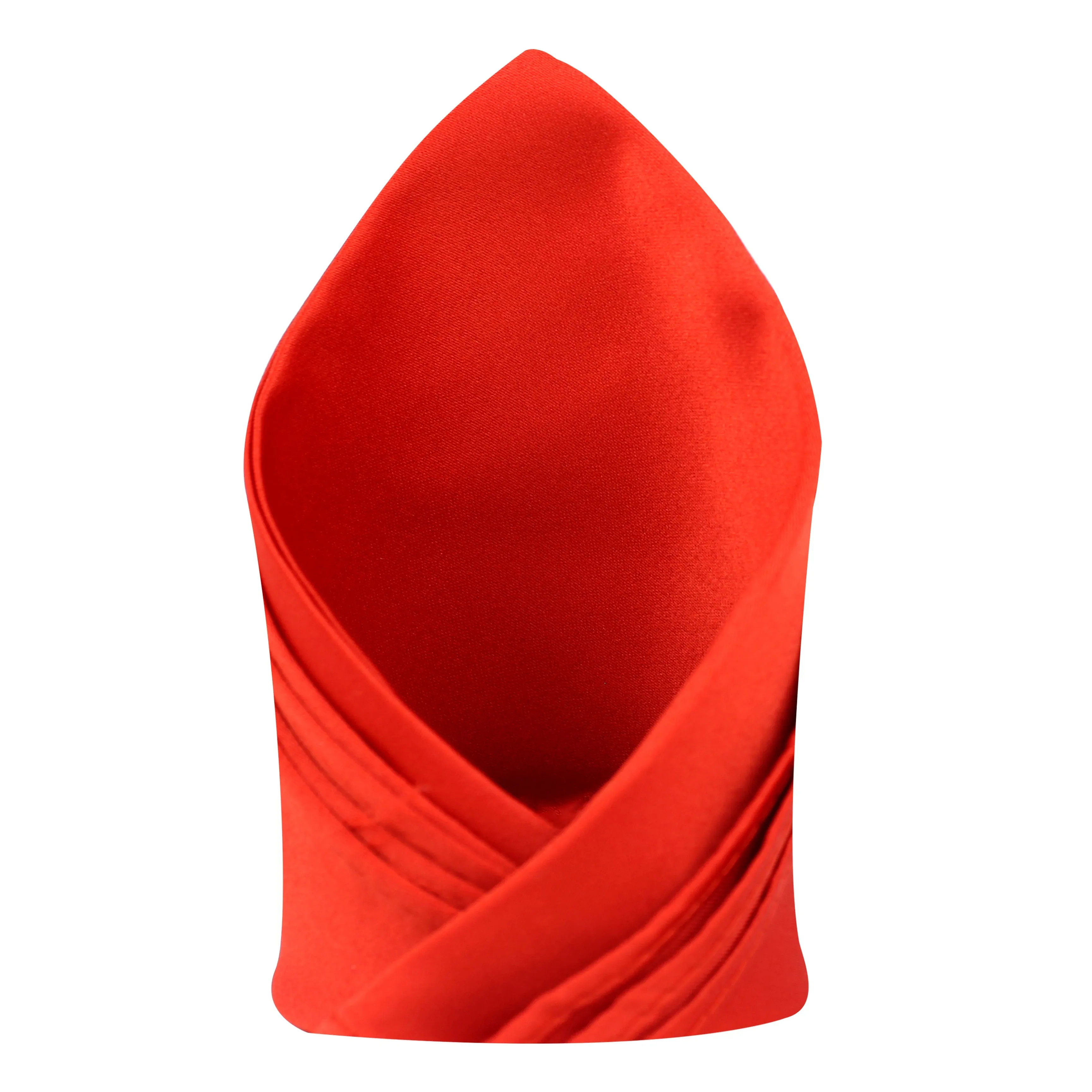 Kovove The Solid Essentials Red Pocket Square For Men