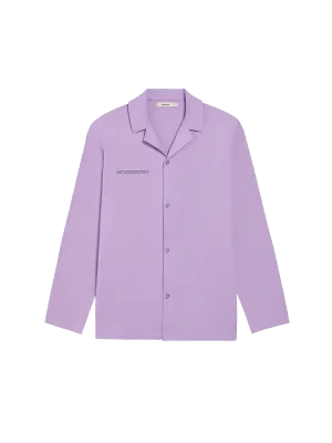 Organic Cotton Pajama Shirt—orchid purple