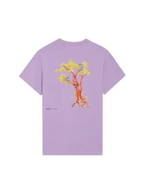 PANGAIA x Kenny Scharf T-Shirt—orchid purple