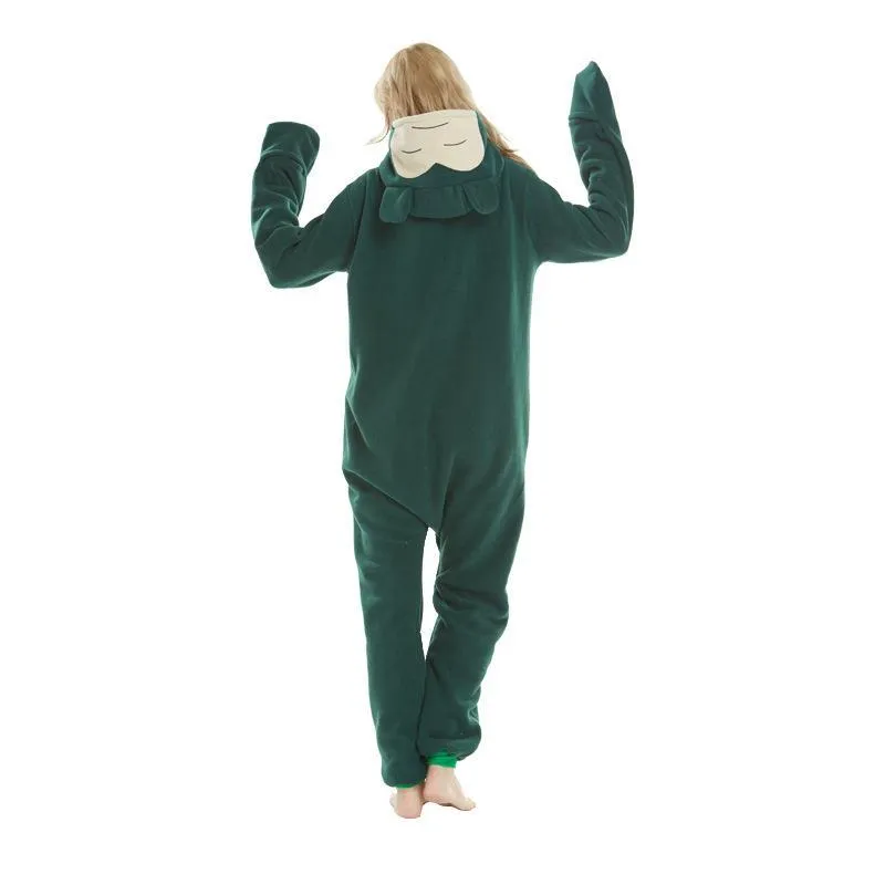 Pokemon Snorlax Animal Kigurumi Onesies Pajamas For Adult