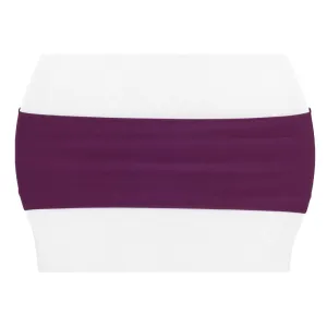 Spandex Chair Band - Eggplant/Plum