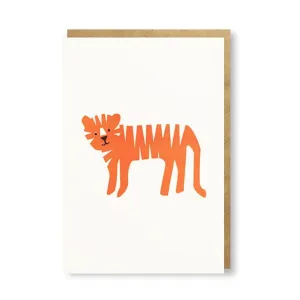 Tiger Mini Greeting Card