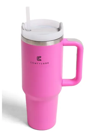 TUM805 Solid Color 40 Oz Tumbler With Handle